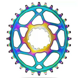 absoluteBLACK Cane Creek Oval Boost PVD Rainbow Chainring