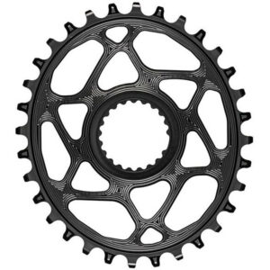 absoluteBLACK Oval Direct Mount Chainring for Shimano 12-Speed - Black
