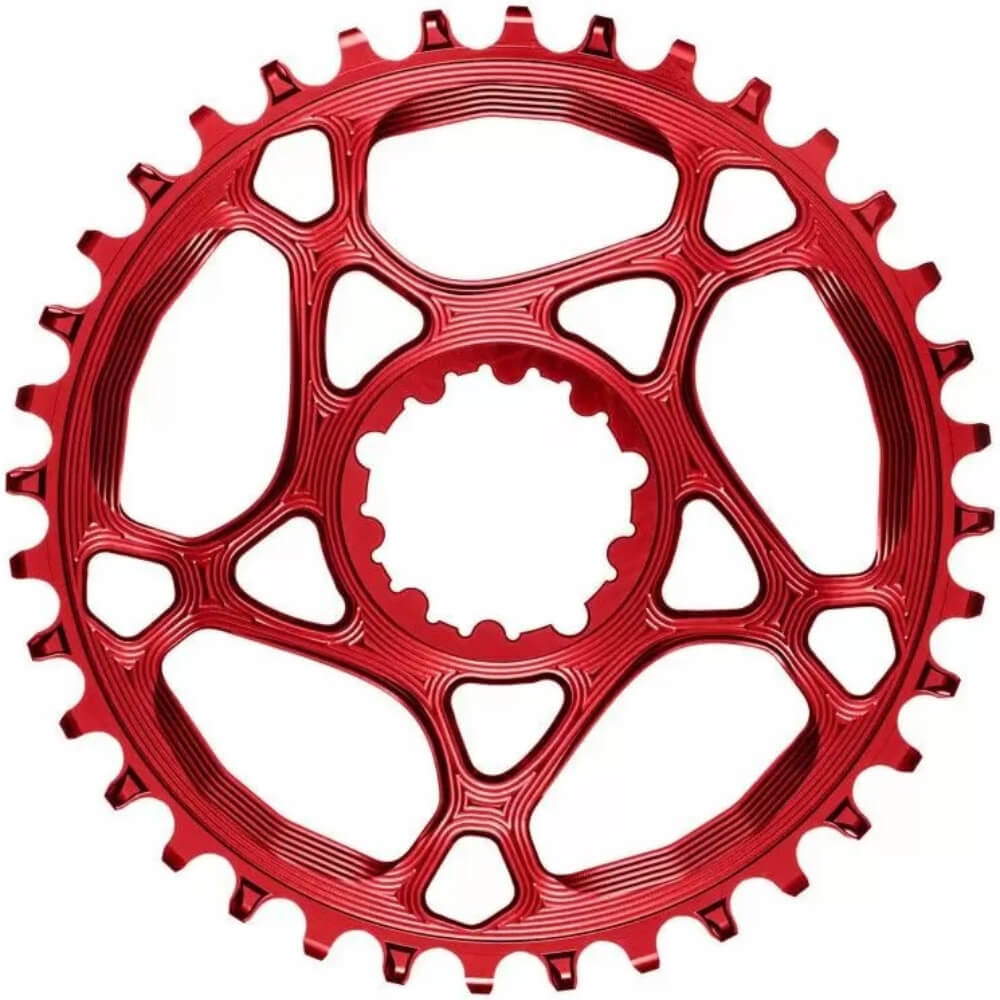 absoluteBLACK Round Boost Chainring for SRAM - Red