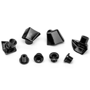 absoluteBlack Shimano Chainring Bolt Covers