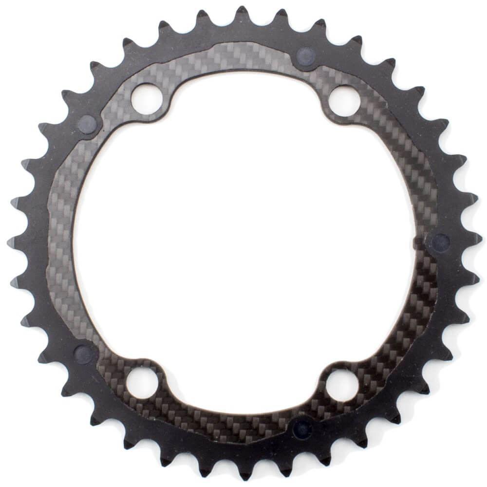Carbon-Ti X-CarboRing 2x 107 BCD AXS Chainrings