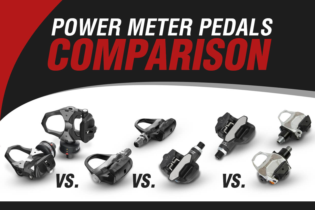 Our banner image for our power meter pedals comparison article